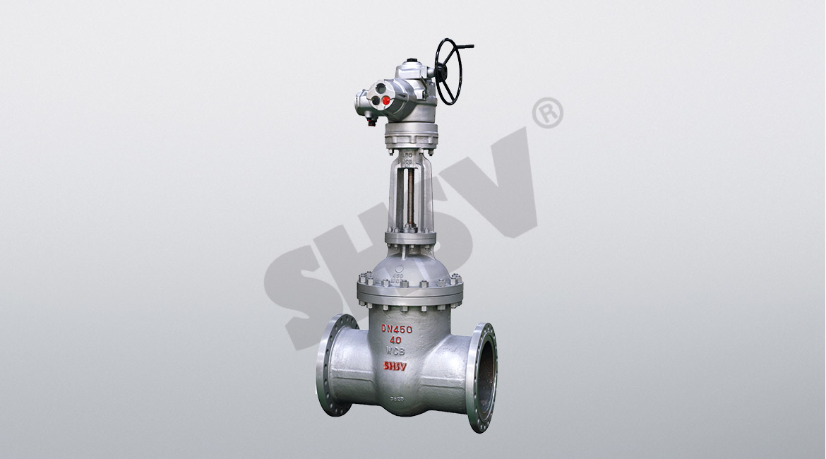 Electric flanged gate valve