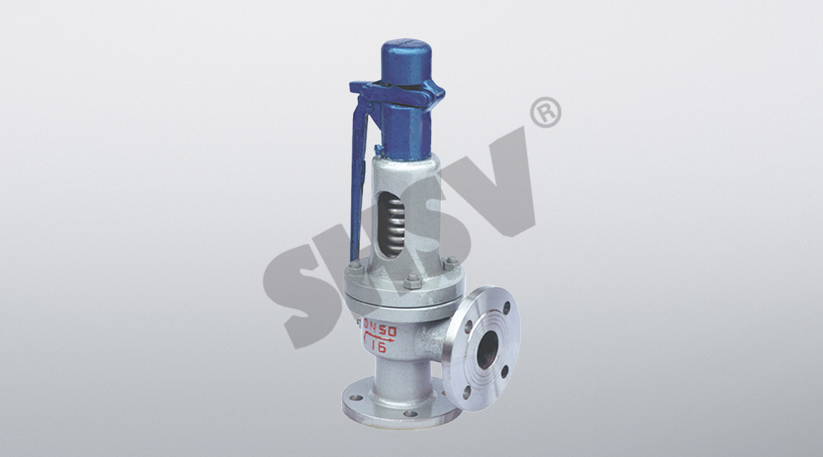 With wrench spring micro-Kai safety valve