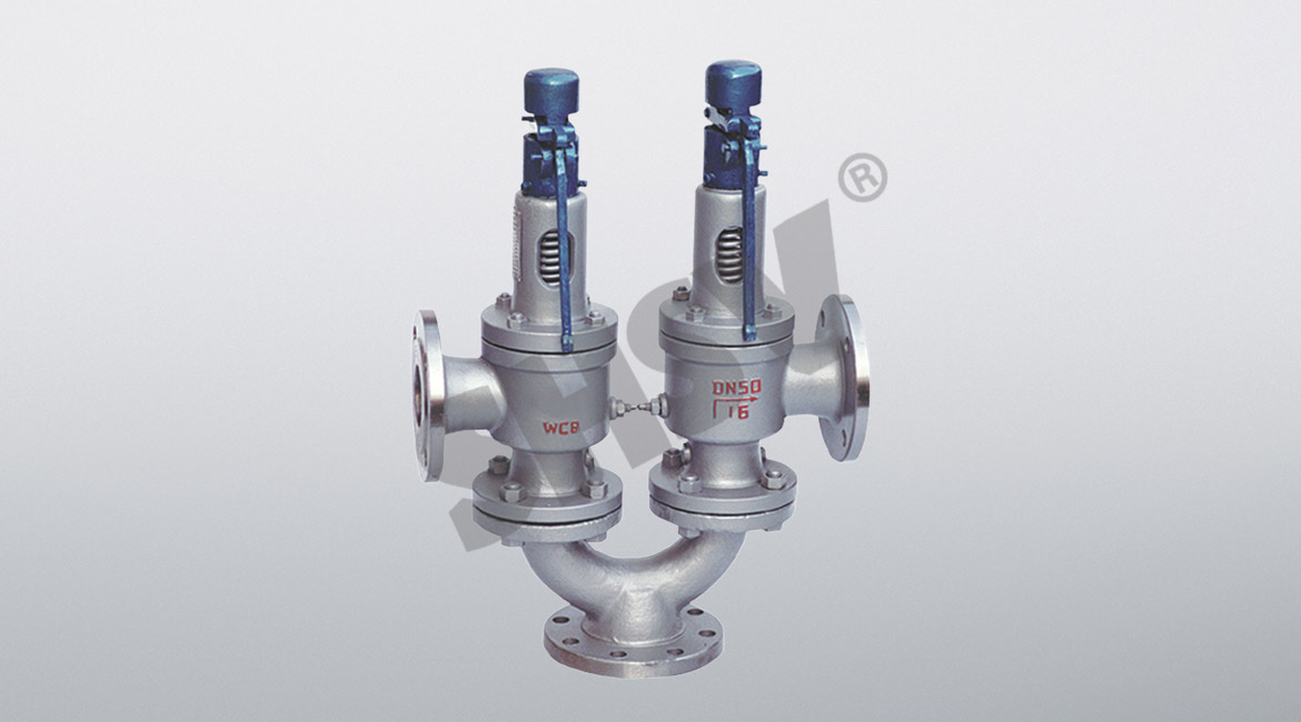 Double spring-loaded safety valve