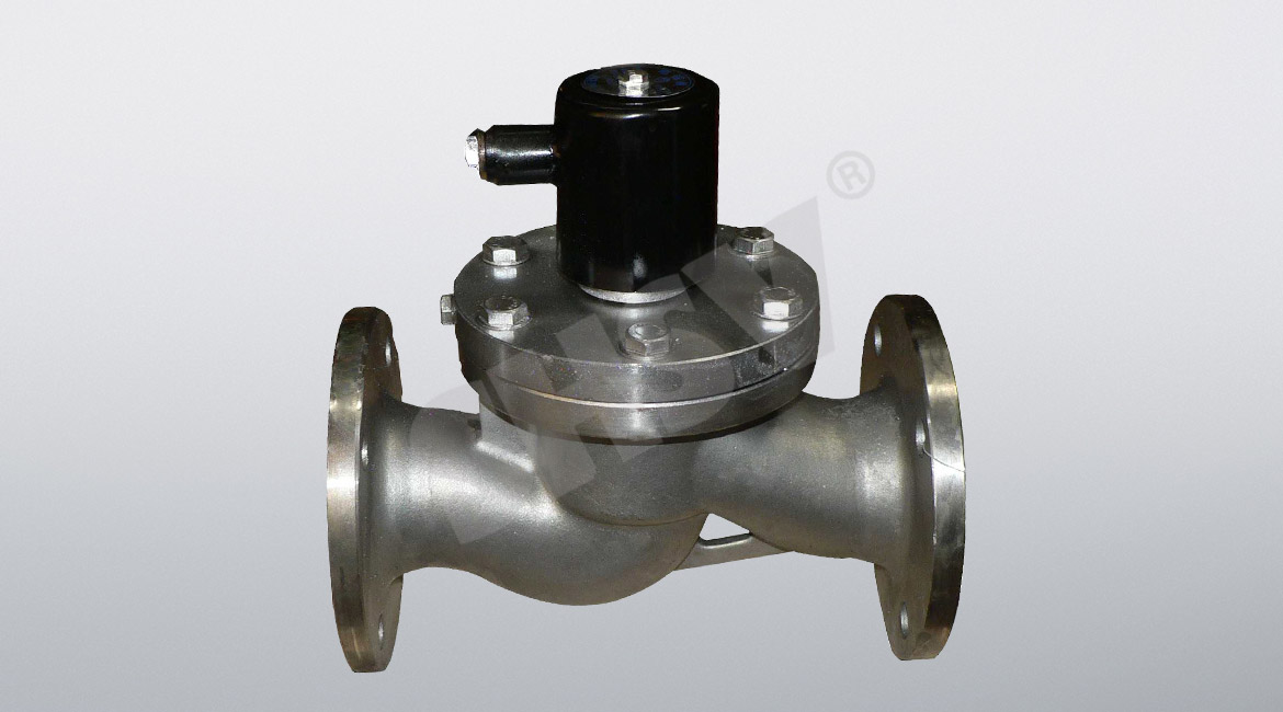 Stainless steel steam solenoid valve