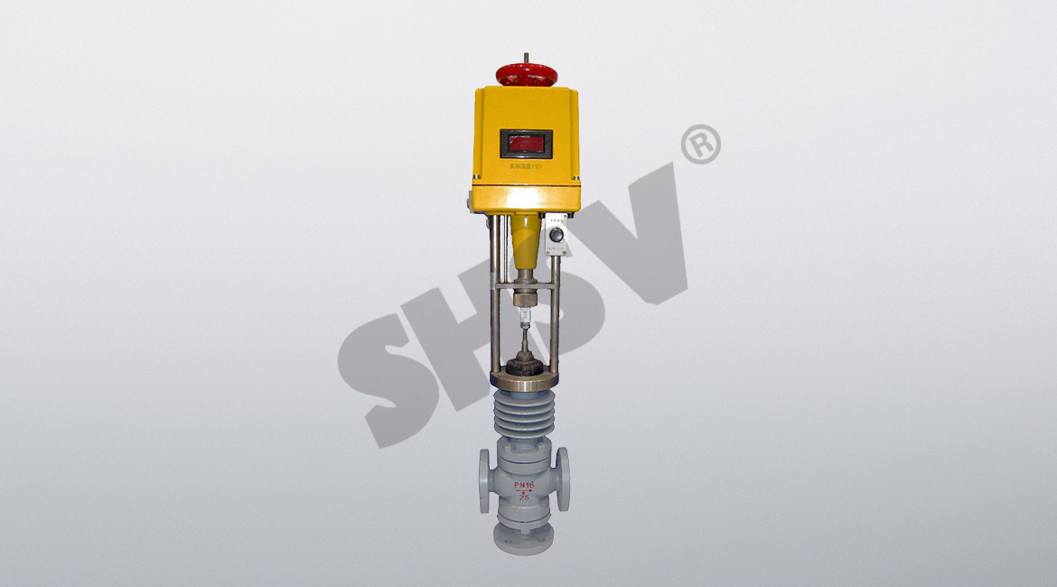 Confluence shunt temperature control valve