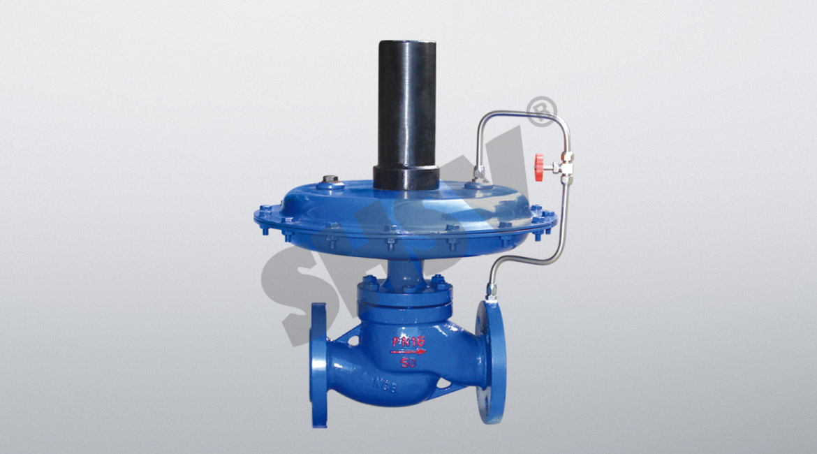 Self-operated micro-pressure control valve