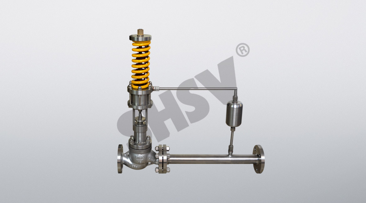Self-pressure (differential pressure) control valve