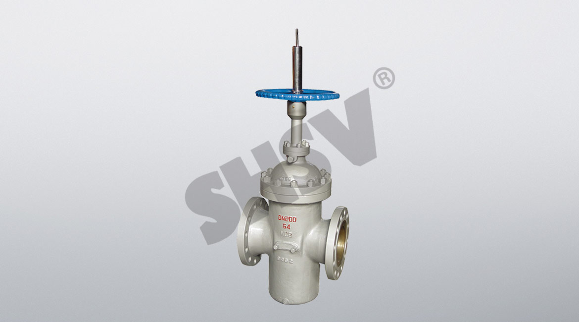 Medium pressure flat gate valve