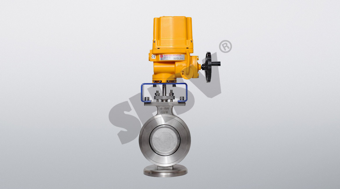 Electric high-performance butterfly valve